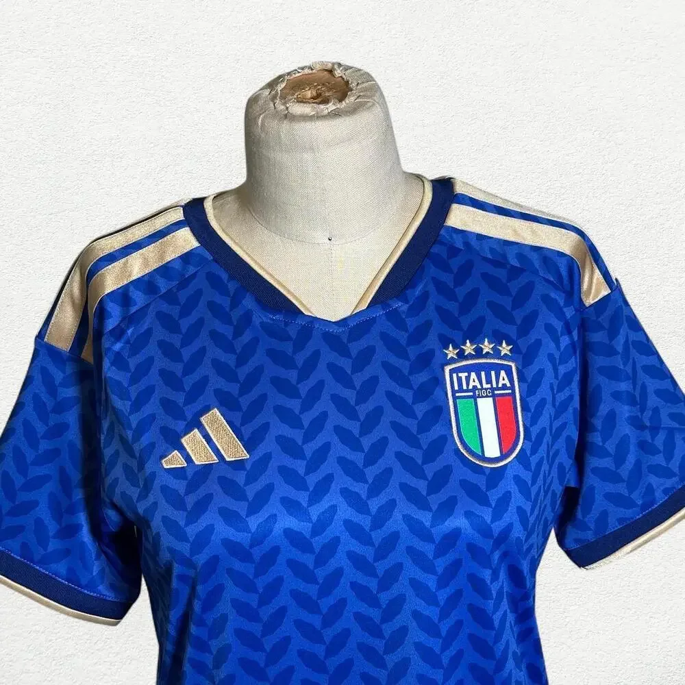 Adidas Italia FIGC Azzurra Jersey in Blue